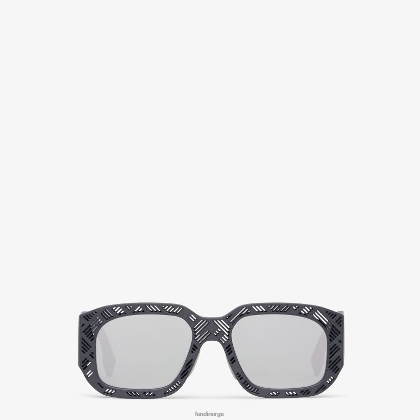 Fendi menn shadow acetat solbriller NXB4XN2353 grå tilbehør