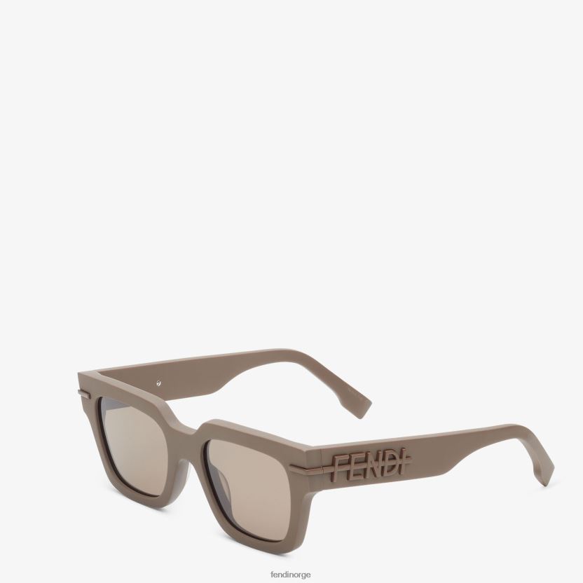 Fendi menn solbriller i grafisk acetat NXB4XN2551 beige tilbehør