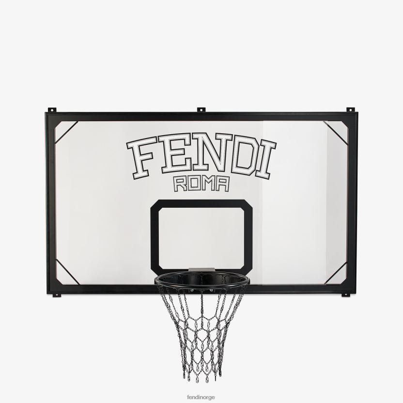 Fendi menn basketballkurv i metall NXB4XN2385 mote tilbehør