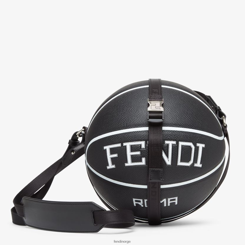 Fendi menn gummibasketball NXB4XN2386 svart tilbehør