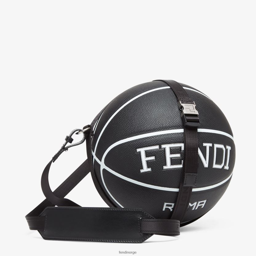 Fendi menn gummibasketball NXB4XN2386 svart tilbehør