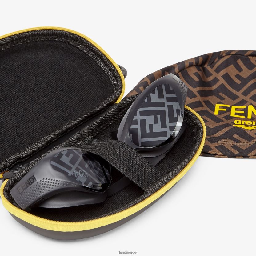 Fendi menn lav bro passform moteshow svømmebriller NXB4XN2571 mote tilbehør