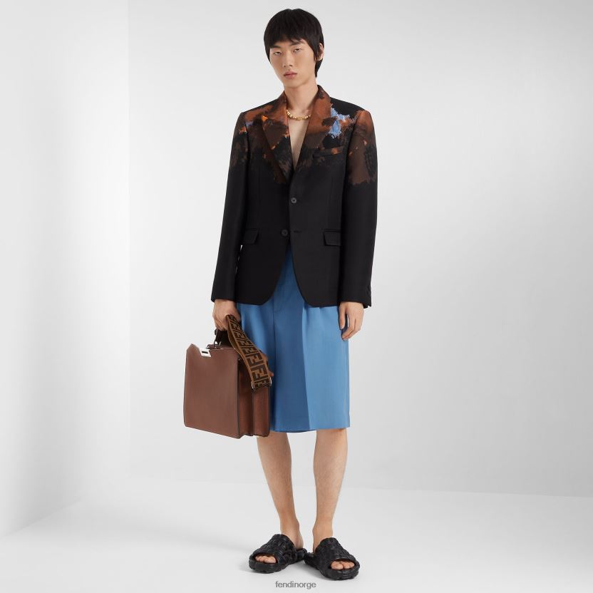 Fendi menn bånd skulderreim NXB4XN2336 brun tilbehør