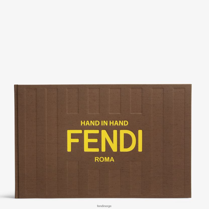 Fendi unisex "hånd i hånd" baguettebok NXB4XN481 mote tilbehør